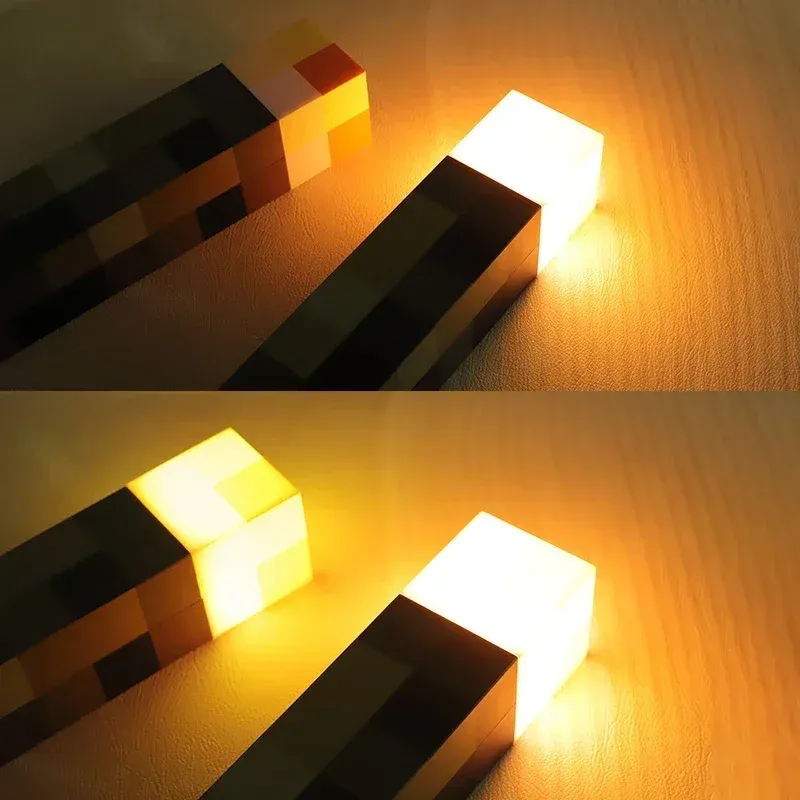 [P-00026] Lámpara antorcha de Minecraft