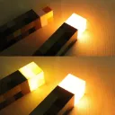 Lámpara antorcha de Minecraft