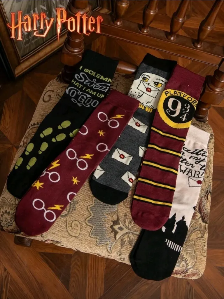 [P-00035] Set 5 pares de calcetines - Harry Potter