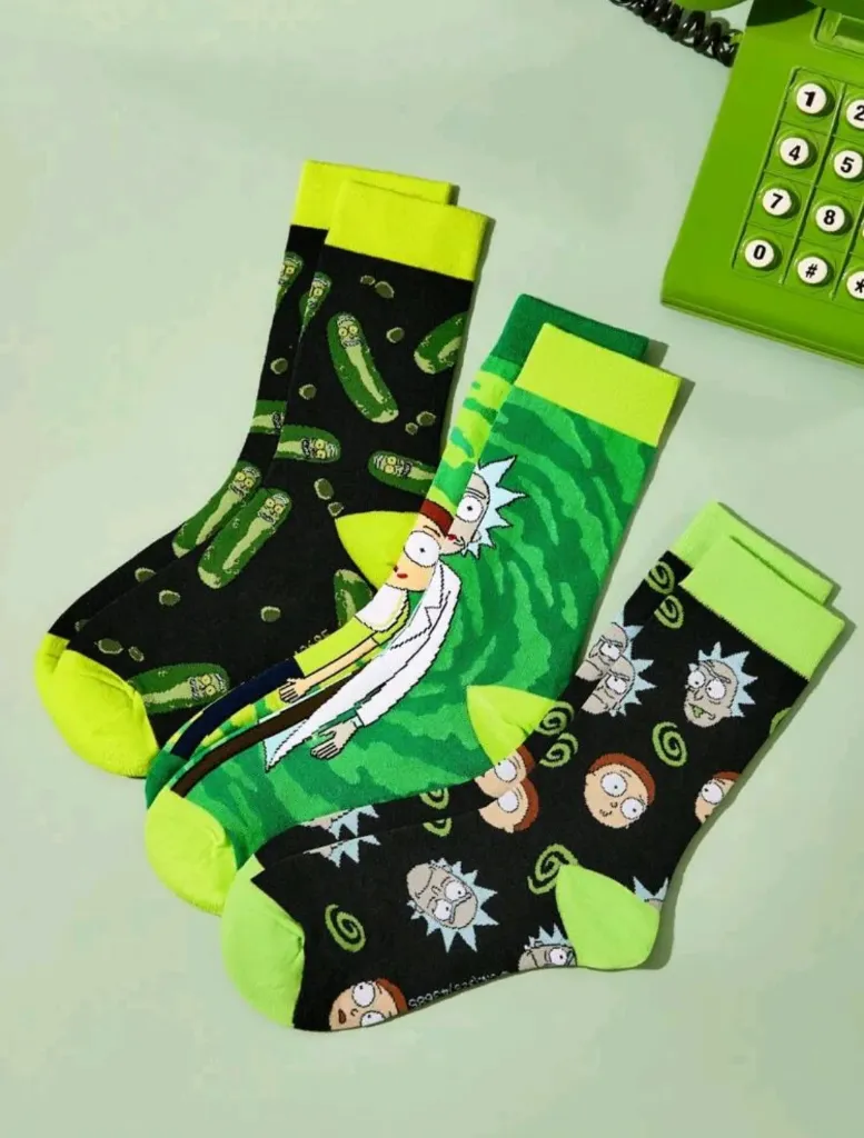 Set 3 Pares De Calcetines Rick And Morty